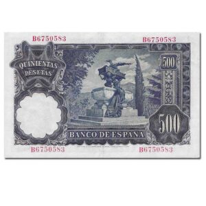 Billete Estado Español 0500 pesetas Madrid 1951 EBC