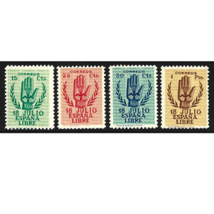 Sello Primer Centenario 0851/54 (**). Aniversario Alzamiento Nacional