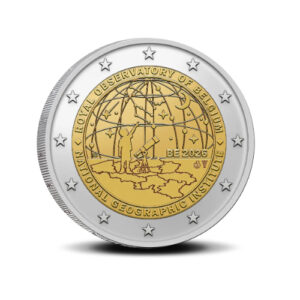 Moneda 2 euros de Belgica 2026  IGN y Real Observatorio (Coincard) FLAMENCO
