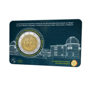 Moneda 2 euros de Belgica 2026  IGN y Real Observatorio (Coincard) FLAMENCO