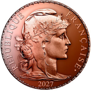 Moneda Francia 1 Oz. de cobre 2026 – Gallo