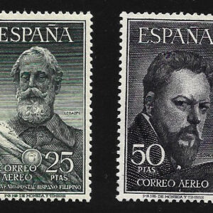 Sello 1124-25. Legazpi y Sorolla
